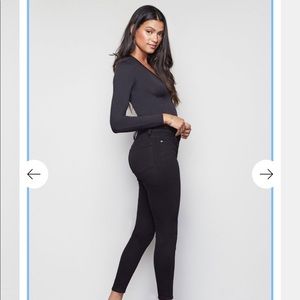 Good American Good Legs Black Skinny Jeans 12